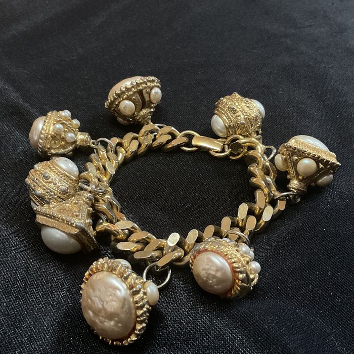 Pulseira vintage metal 22 cm