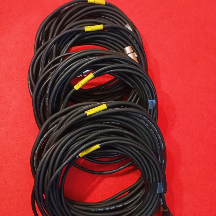 Cabos sinal XLR / DMX por medida, personalizados