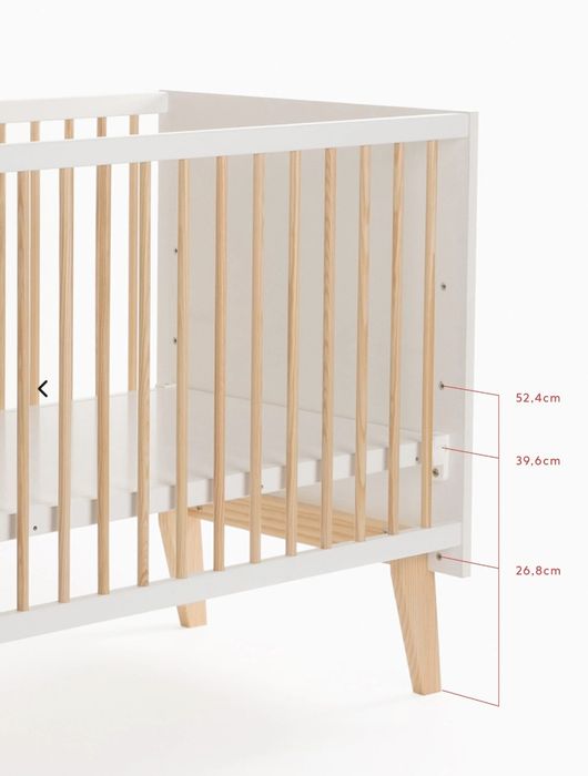 Cama 3 em 1 + Colchão Ortopédico de Molas - ZIPPY