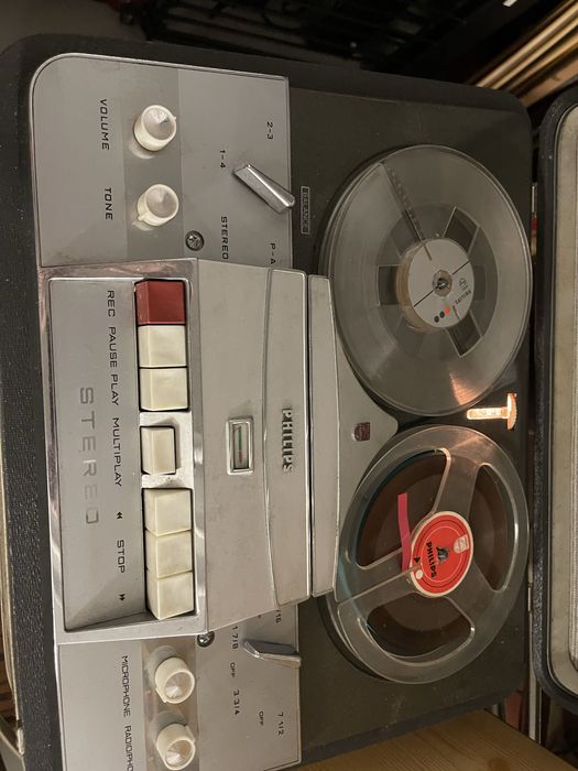 Gravador de Bobina Philips EL 3534A Vintage – Excelente Estado