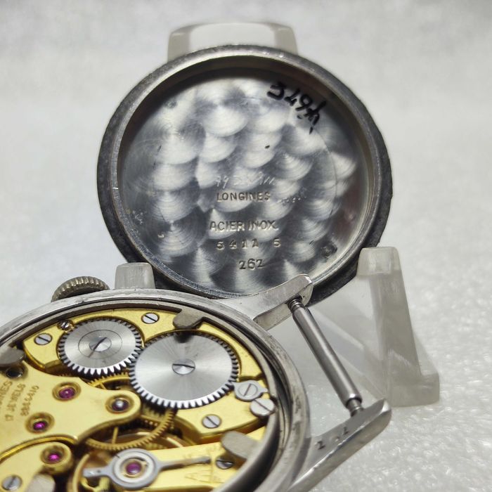 Vintage Longines Sei Tacche 1940 r Stal 33mm 12.68Z