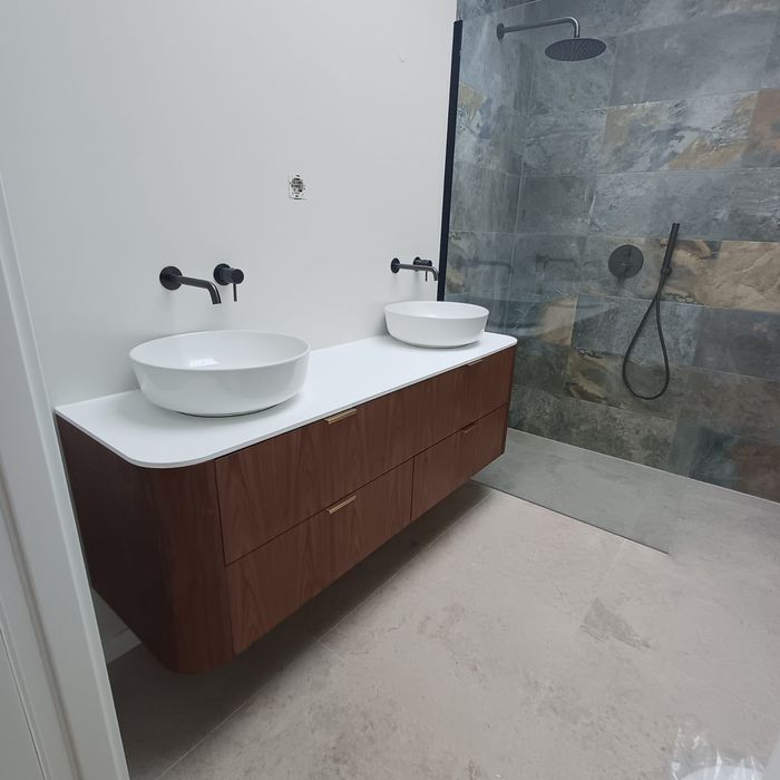 Móvel WC Kitbanho OSLO 4 gavetas Nogueira