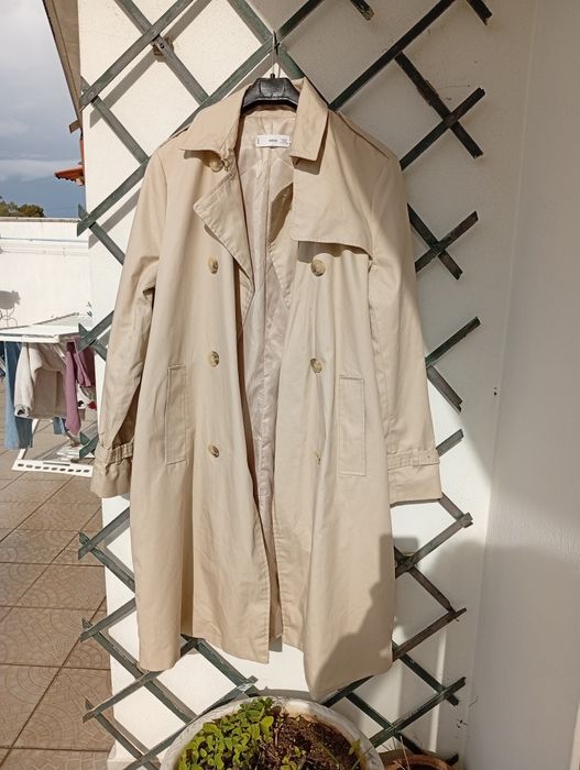 Gabardine de Homem Bege – Mango xl