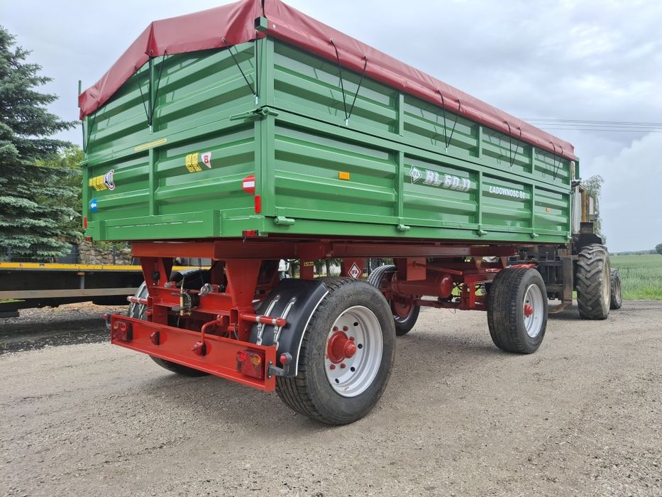 Przyczepa IFA HL6011 nie HW8011 wywrotka na boki