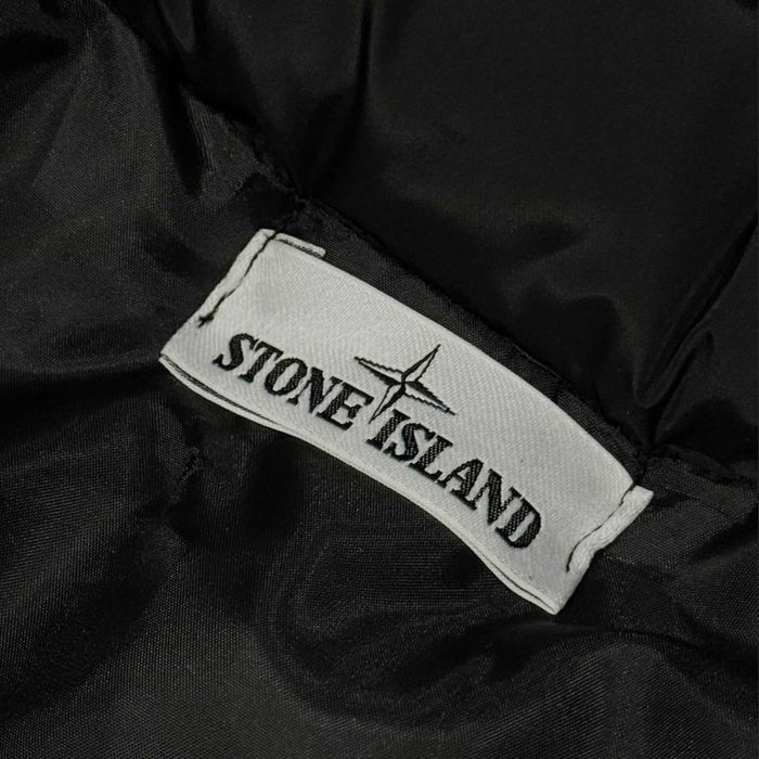 Стон Исланд Куртка Мужская - Черный Пуховик Stone Island