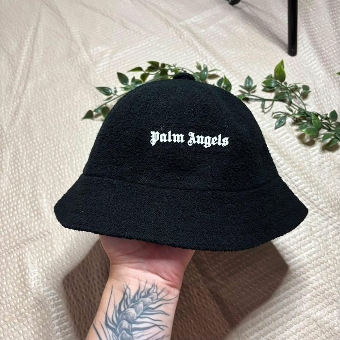 Palm Angels Bouclé Bucket Hat панама