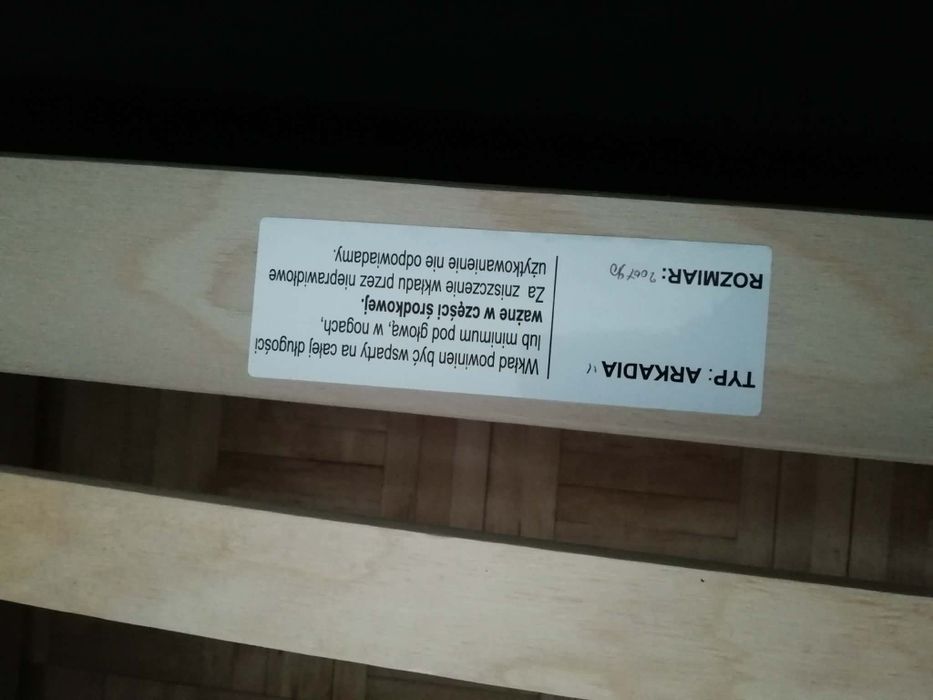 Łóżko 90x200 brązowe
