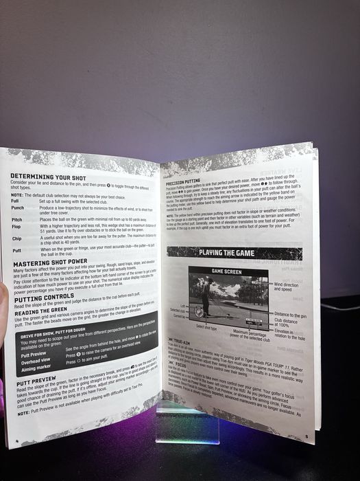 Tiger Woods PGA Tour 11 Xbox 360 manual instrukcja