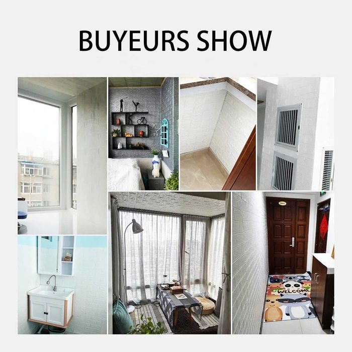 50szt samoprzylepnych paneli ściennych 3D design kamienia 35x38,5cm