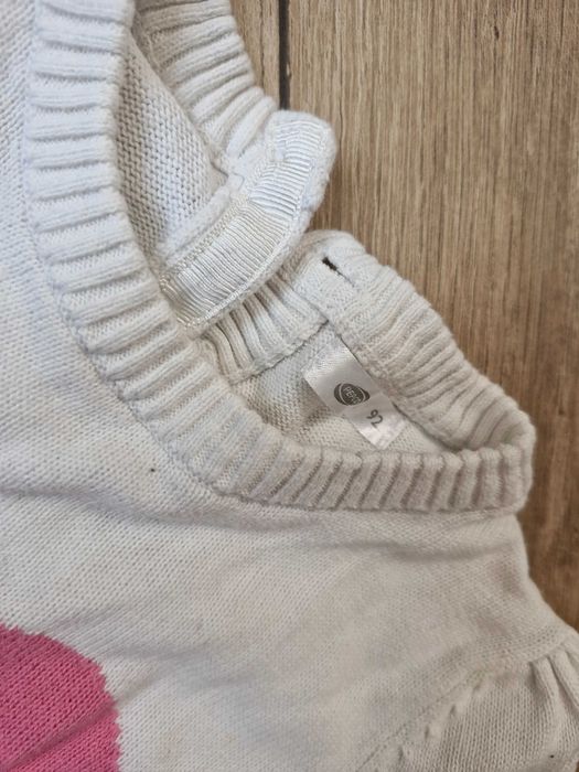 Świąteczka sukienka sweterkowa, 92