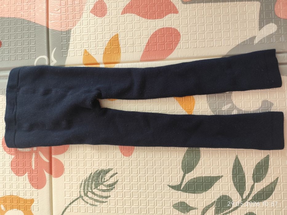 Tchibo dziecięce legginsy frotte 110/116