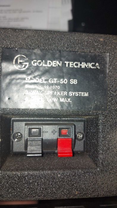 2 głośniki  Golden Technica GT-50 SB, 3-drożny,