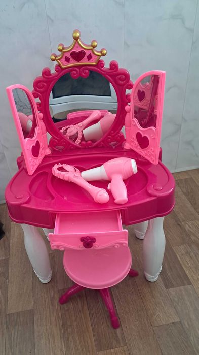 Трюмо детский туалетний столик 661-21 Limo Toy салон красоты мр3