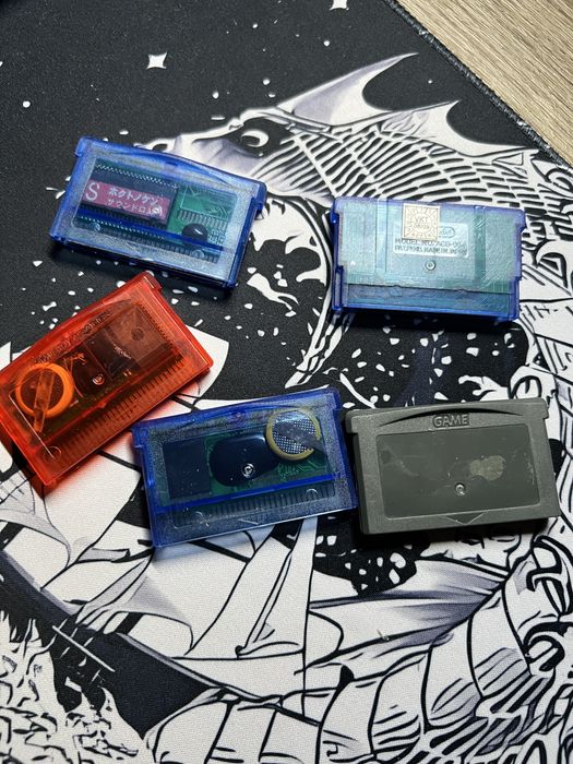 Флеш-картридж GBA (Game Boy Advance) 16 MB, батарейка, гра на вибір