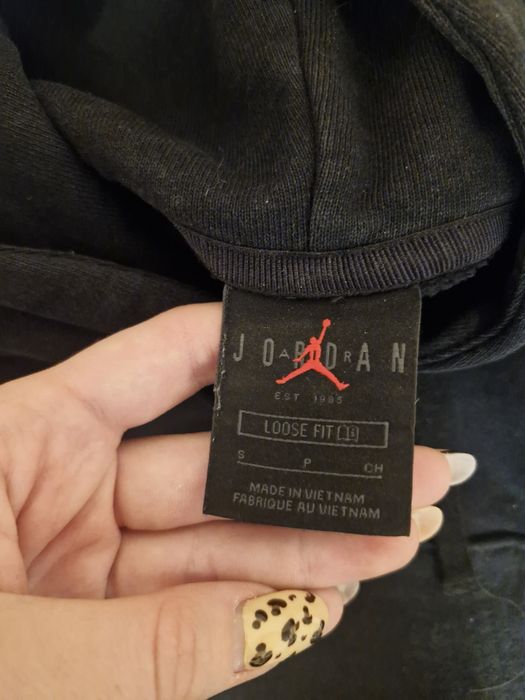 Худі чорне жіноче Jordan