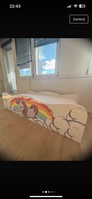 Łóżko dziecięce dla dziewczynki