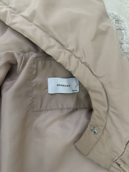 Пуховий подовжений пуховик для дівчинки