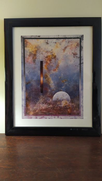 Três quadros motivo "esotérico"