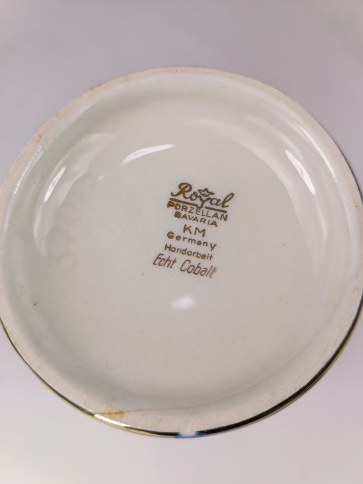 Wazon Echt Cobalt Royal Porzellan Bavaria