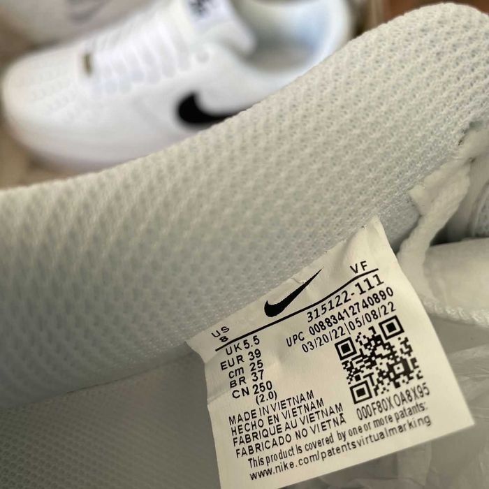 АКЦІЯ! Nike Air Force 1 White Black 36 37 38 39 40 41 42 43 44 45 форс