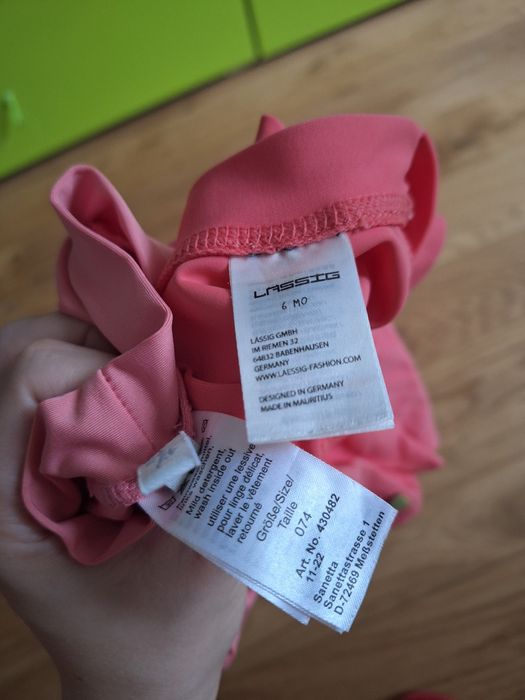 Koszulki kąpielowe 68 74 lassig sanetta dziewczynka UPF wakacje