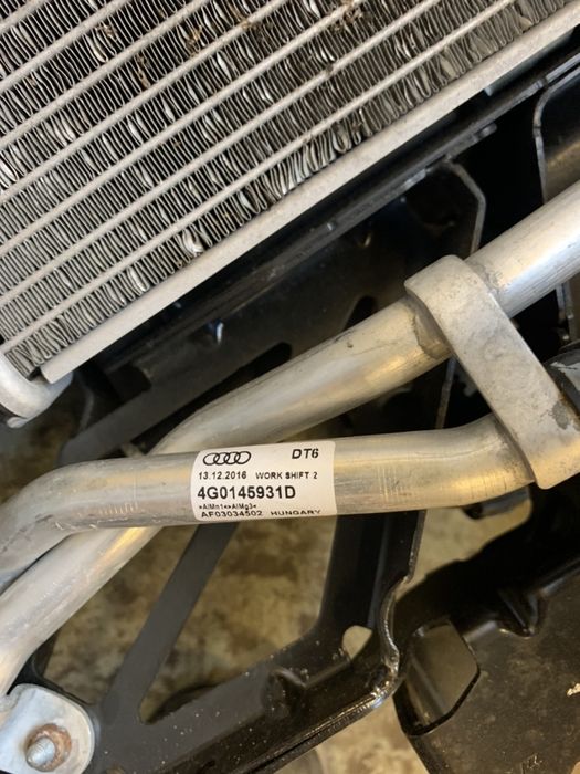 Audi s7 rs7 chłodniczka komplet