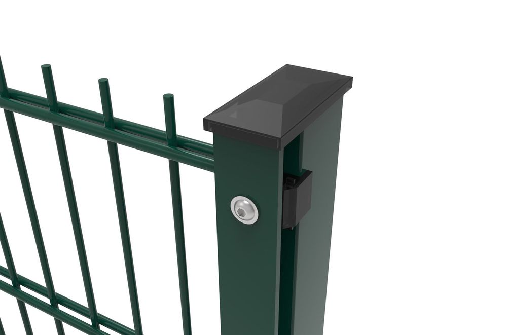 Panel ogrodzeniowy 2D mata 163 cm RAL6005 zielony ocynk drut 6/5/6