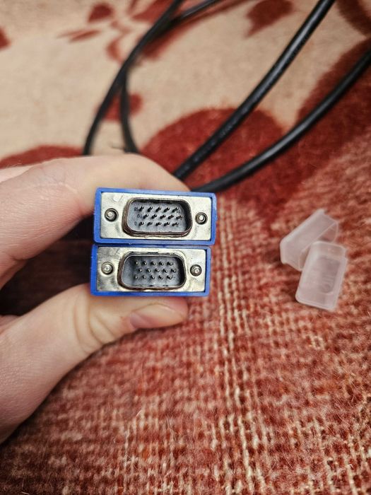 Кабель VGA-VGA для компютера та монітора 1.5 метри дріт компютерний