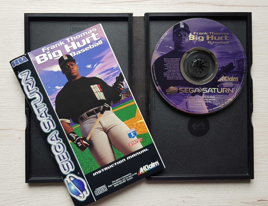 Frank Thomas Big Hurt Baseball -Sega Saturn -BDB+