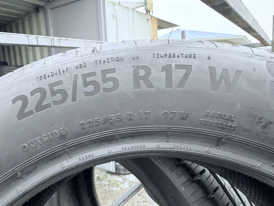 225/55r17 Continental 225 55 17 Ціна за 1шт