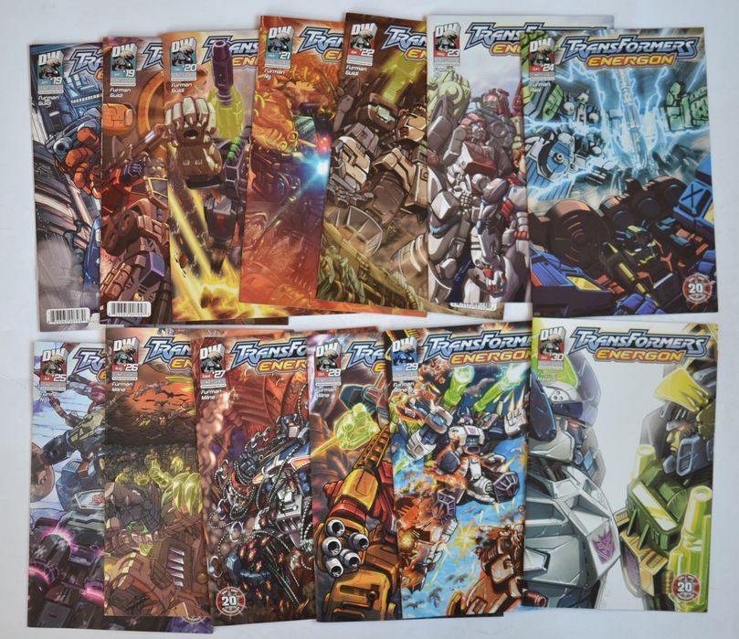 Transformers Energon DW 2004 Komiksy Zestaw