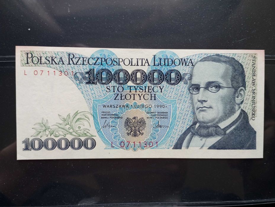 100000 zł 1990  - L -