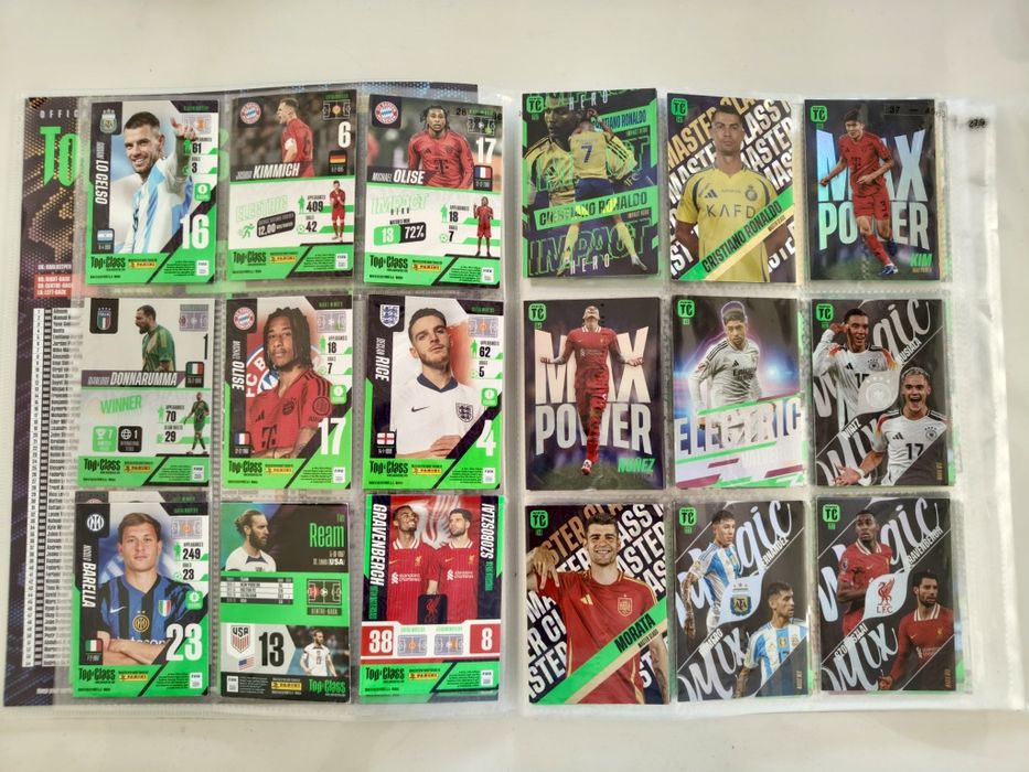 Karty Top Claas 2025 - zestaw 72  kart