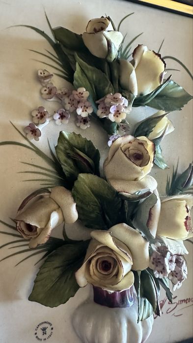 Quadro de porcelana “ Capodimonte”