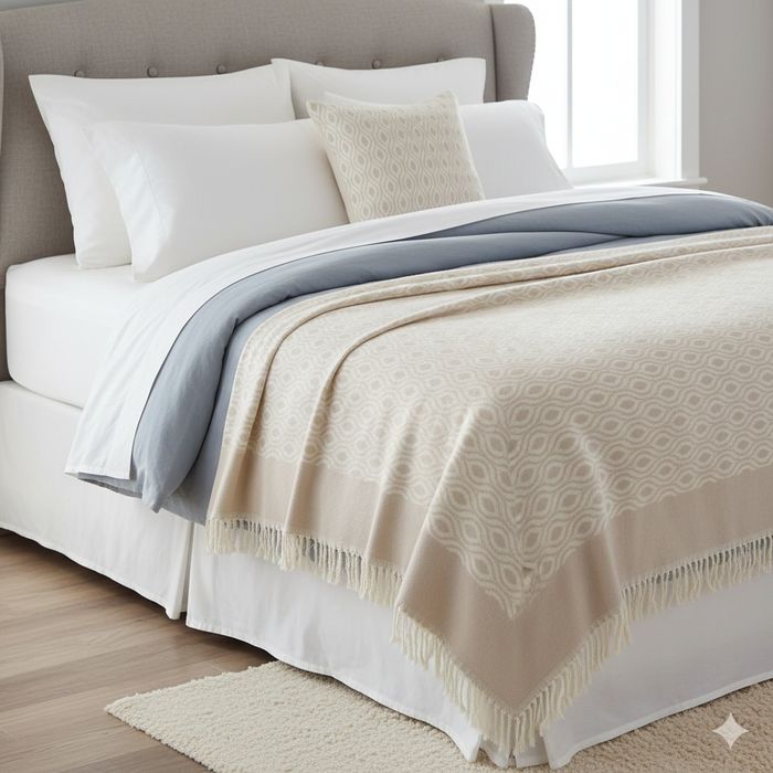 Mantas algodão decorativa