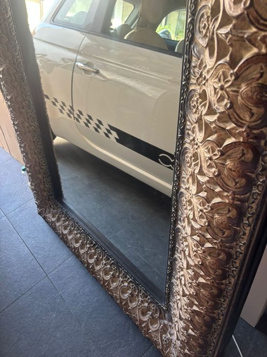 Espelho vintage,altura 2.10cm,largura 1.40cm