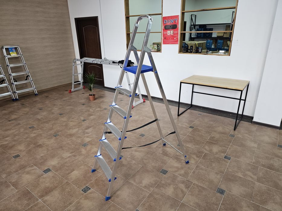 Стремянка до 200кг на 6 ступеней Алюминиевая Качественная Украина