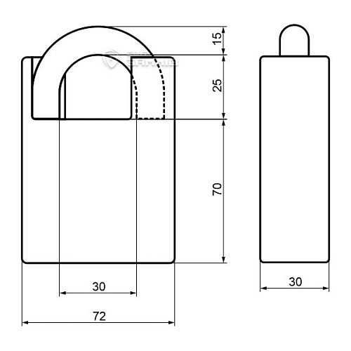 Замок навісний ABLOY PL362 PROTEC2