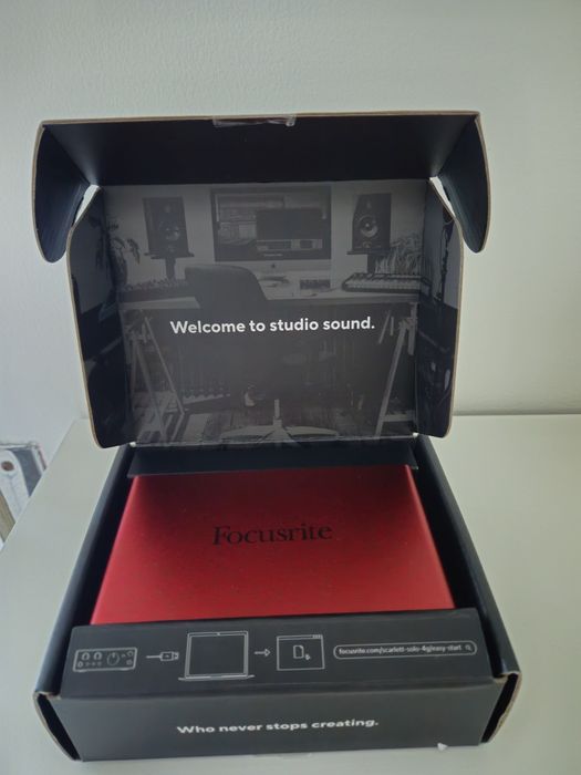 Placa de áudio Focusrite