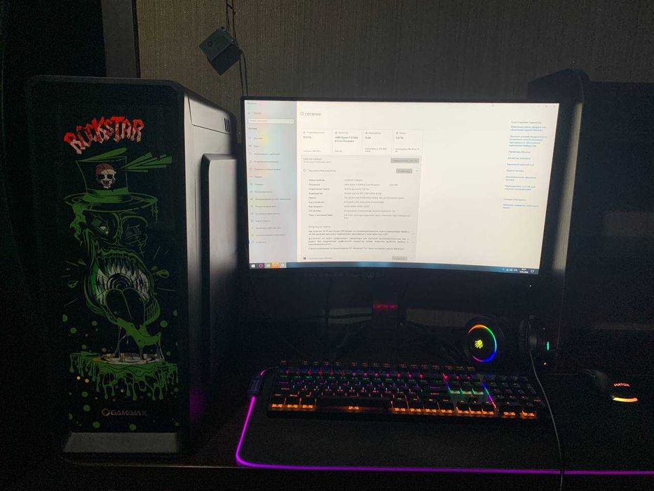 ПК+ Монитор Ryzen 7 5700x Nvidia RTX 2060 super