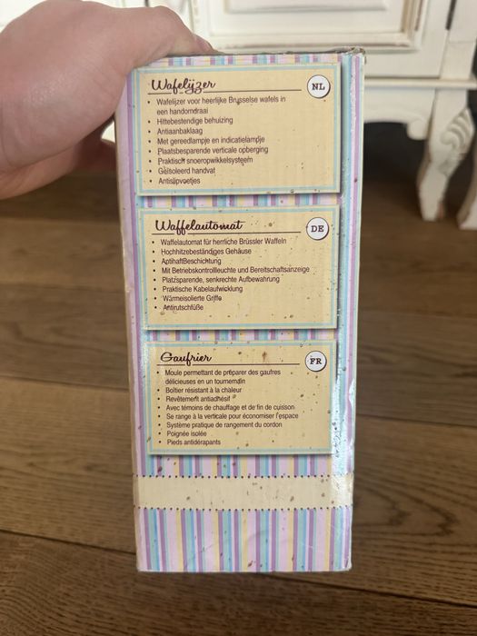 Bestiom Gofrownica w stylu retro nowa miętowa