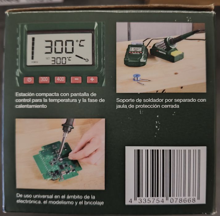 Estação de Soldadura Digital Parkside.