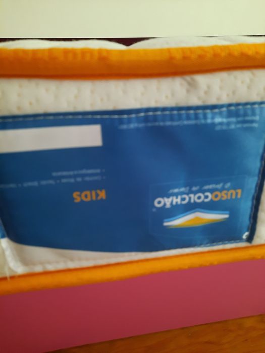 Cama nido com 2 estrados e 2 colchões COMO NOVO