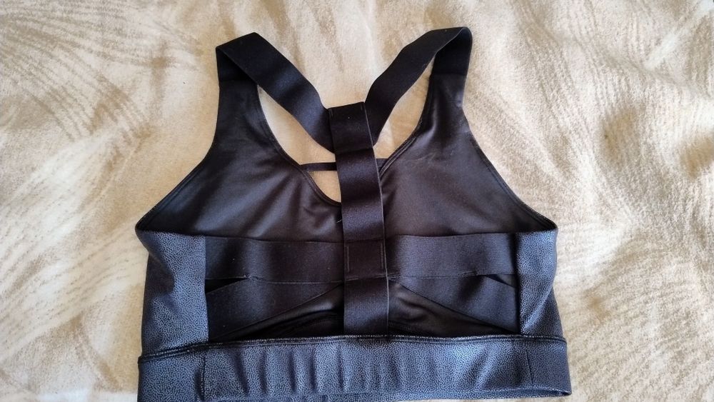 Top sportowy Puma czarny/grafitowy rozm .M