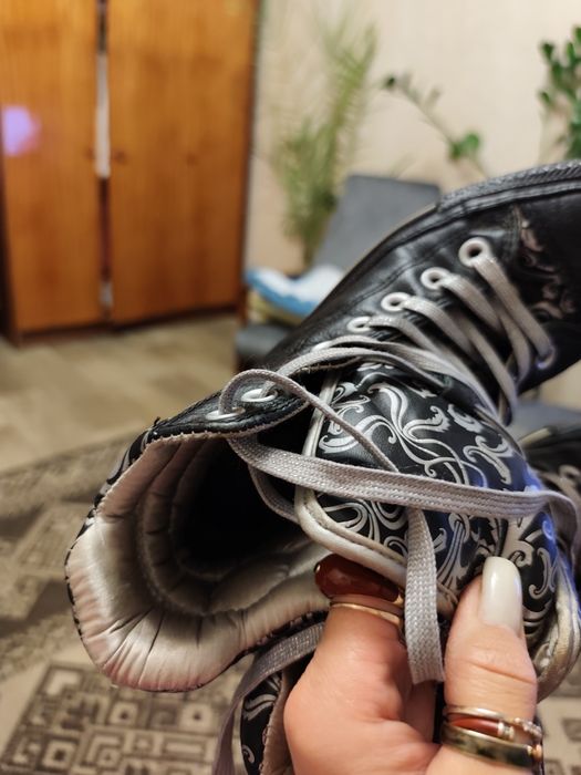 кеды converse кожа