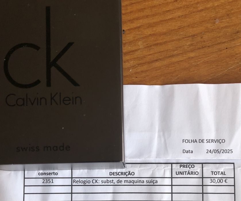 Elegante relogio Calvin Klein