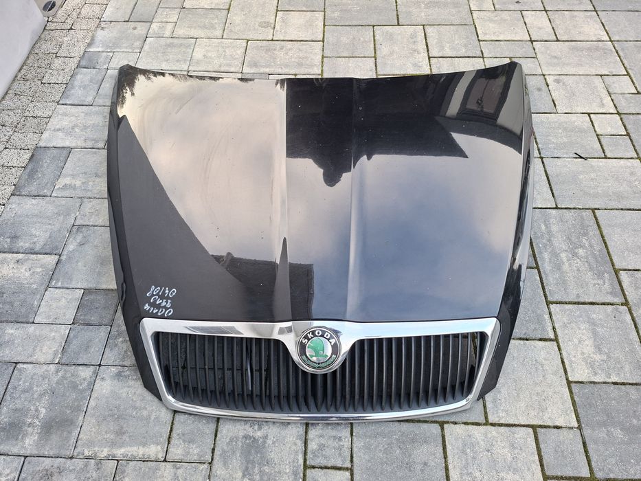 Skoda Octavia 2 04-08 maska pokrywa silnika czarna 9910