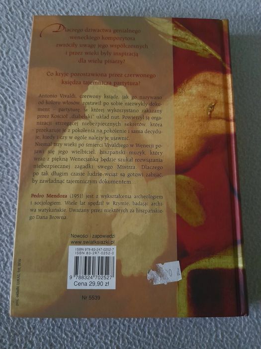Tajemnica Vivaldiego- Pedro Mendoza