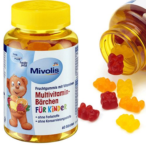 Вітаміни Mivolis міволіс ведмежуйки Мультивітамін