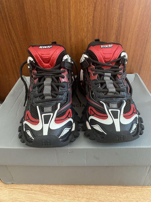 Кросівки Balenciaga Track 2 Black/Red drip drill